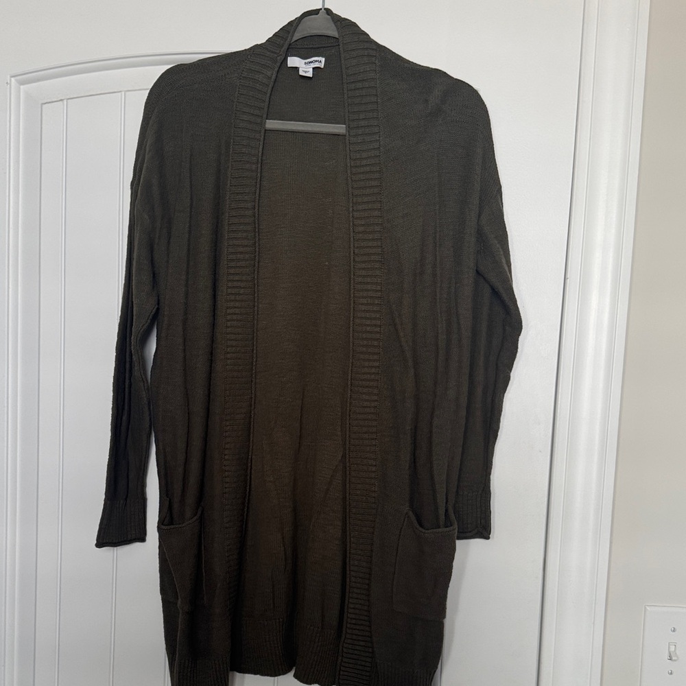Sonoma Dark Olive Women's Cardigan